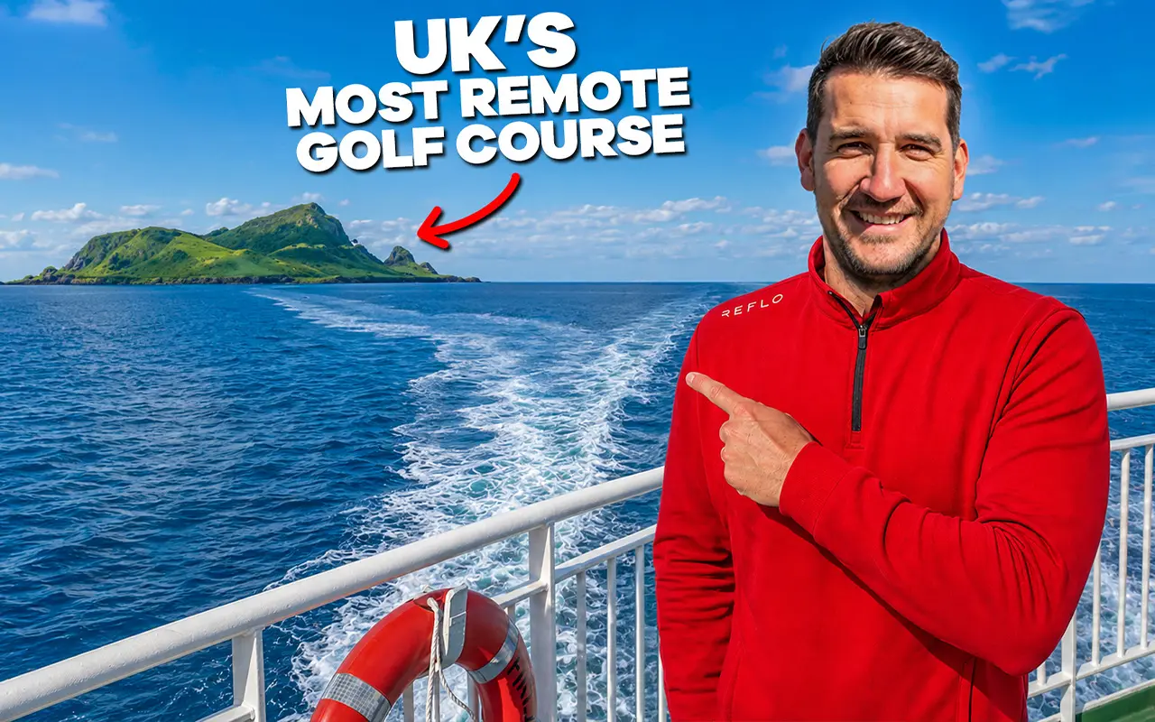 Golf YouTube thumbnail example